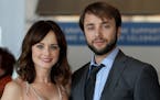Alexis Bledel and Vincent Kartheiser posed for a picture before the Guthrie Theatre 50th Anniversary Celebration on Saturday, June 22, 2013.