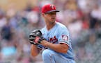 Minnesota Twins starting pitcher Tyler Mahle left his last start in the third inning.