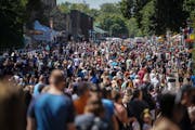 A large crowd attended the last day of the Minnesota State Fair in 2021.