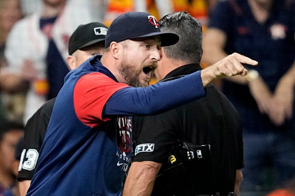 Accidental visit costs Twins pitcher and manager in loss to Astros