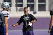 Coach Glenn Caruso ran St. Thomas football practice on Thursday: “We’re not going to sneak up on anyone this year.”
