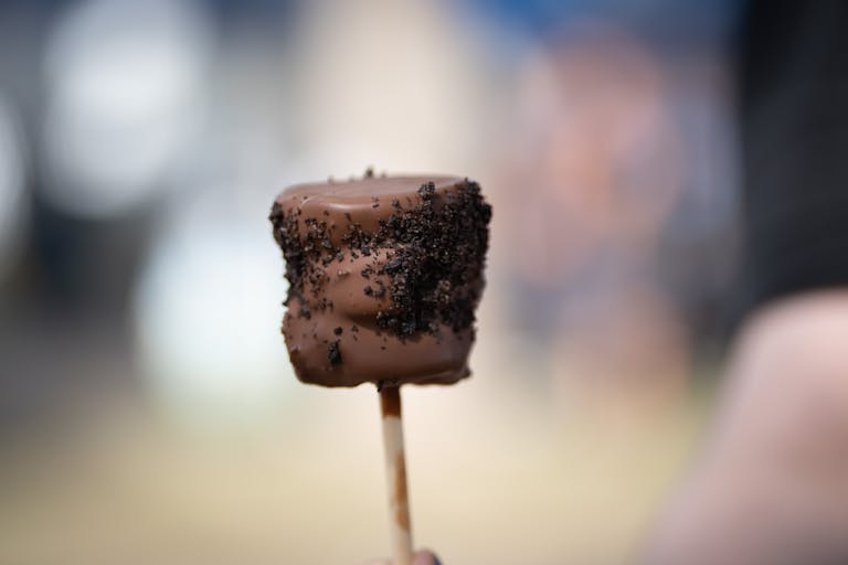 Oreo Classic cookie dough on-a-stick from Kora’s Cookie Dough. New foods at the Minnesota State Fair photographed on Thursday, Aug. 25, 2022 in Falc