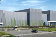 A rendering of a proposed 1.4 million-square-foot data center in Chaska