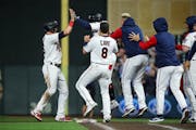 The Twins celebrated a walk-off win in August. How many of those players will be back for more celebrations in 2023?