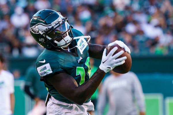 Jalen Reagor had 64 catches for 695 yards and three touchdowns in two seasons with the Eagles. 