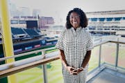Minnesota Twins chief revenue officer Meka Morris posed for a photo Wednesday, Aug. 31, 2022 at Target Field in Minneapolis.