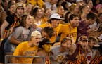 The student section prepared for kickoff at the Gophers’ Sept. 1, 2022, season opener against New Mexico State.