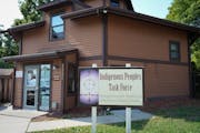 The offices of the Indigenous Peoples Task Force, Thursday, Sept. 8, 2022, in Minneapolis. Hennepin County will fund $10 million for projects for affo