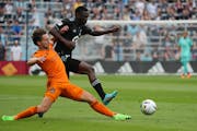 Minnesota United forward Bongokuhle Hlongwane will likely be out for four to six weeks because of an ankle injury.