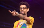 Philadelphia rapper PnB Rock performs at the 2018 Firefly Music Festival in Dover, Del., on June 16, 2018.