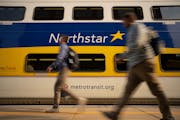 Northstar Commuter Rail passengers walked to the 4:27 p.m. train at the Target Field Station in Minneapolis. A looming U.S. rail strike could pose hav
