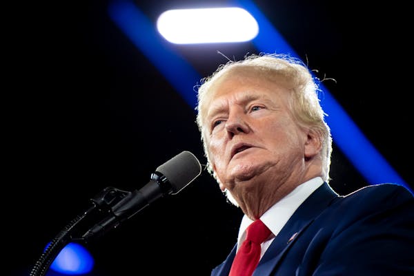 Former President Donald Trump spoke during CPAC 2022 in Dallas, Aug. 6, 2022.