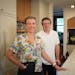 Siblings Kendra Krueger and Kyle Christensen are photographed in Krueger’s renovated kitchen, Friday, Sept. 16, 2022 in Minneapolis, Minn. 