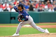 Ronny Henriquez made his major league debut for the Twins on Monday in Cleveland.
