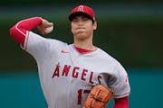 Los Angeles Angels pitcher Shohei Ohtani has yet to take the mound at Target Field.