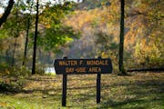 The Mondale Day-Use Area at William O’Brien State Park is among the areas that will be closed this spring during upgrades at the park.