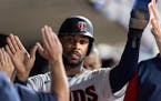 If Byron Buxton, above celebrating a homer this season, can stay healthy next season, Twins could win 90 games. He is a difference-maker.