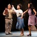 Viet Vo, Rebecca Hirota and Emjoy Gavino in the Guthrie Theater’s fall opener, “Vietgone,” a love story about war refugees searching for home an