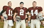 A photo of the Royalton team captains in 2005 included quarterback Nick Lanners in his No. 11.
