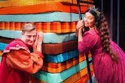 Leads Neal Beckman and Amanda Mai bring tons of personality to “Once Upon a Mattress” at Old Log Theatre.