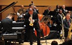 File photo of Wynton Marsalis and the Jazz at Lincoln Center Orchestra, which performs with the Minnesota Orchestra this weekend.