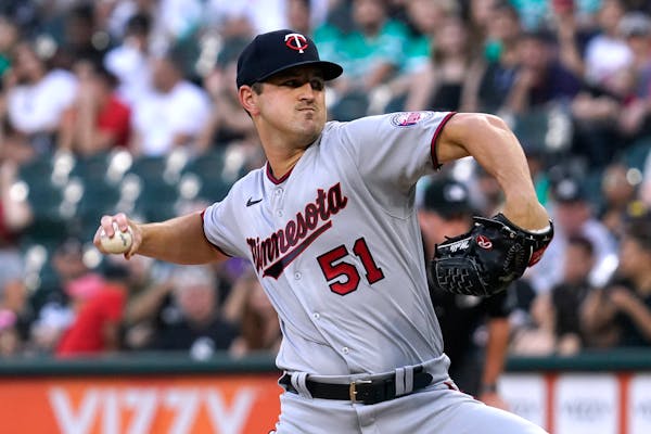 Tyler Mahle pitched in only four games for the Twins this season before he was shut down because of shoulder problems.