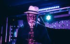 The celebrated saxophonist and composer Pharoah Sanders, plays at BabyÕs All Right in New York, May 6, 2015. 