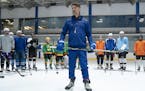 Josh Duhamel is a former NHL player who runs an elite training camp in “The Mighty Ducks: Game Changers.”