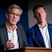 Republican gubernatorial candidate Scott Jensen and lieutenant governor candidate Matt Birk held a news conference Monday at the State Capitol in St. 