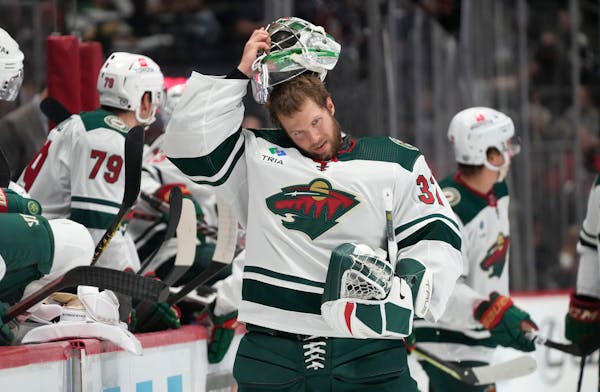 Wild's backup goalie starts big season hoping to learn, land  new contract