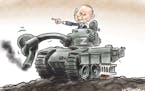 Editorial cartoon: Jeff Koterba on Putin's plan