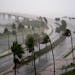 Wind gusts blew across Sarasota Bay as Hurricane Ian churned to the south on Wednesday in Sarasota, Florida.