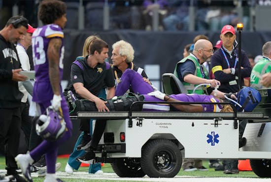 Vikings safety Lewis Cine suffers leg fracture; needs surgery in London  hospital