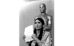 Sacheen Littlefeather, a Native American activist, tells the audience at the Academy Awards ceremony in 1973, that Marlon Brando was declining to acce