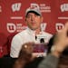 Jim Leonhard was promoted from defensive coordinator to head coach of the Wisconsin Badgers following the firing of Paul Chryst on Sunday.