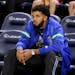 Karl-Anthony Towns watched from the seats on Saturday during his team’s open practice. He’s now participating in workouts on a limited basis.