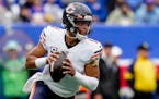 The Vikings will need to defend against Bears quarterback Justin Fields’ ability to escape containment in the pocket.