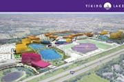 The Viking Lakes development, shown in an early rendering, is a mix of office, housing and hospitality facilities along with the practice complex of t