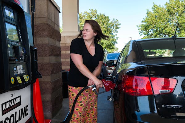Gas prices are starting to rise again, but they have not been as high in Minnesota and other parts of the Midwest as in California. File photo of a cu