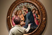 Mia’s Jonathan Hamilton fine-tuned the lighting on Botticelli’s “Adoration of the Child with Angels (Madonna of the Roses).” 
