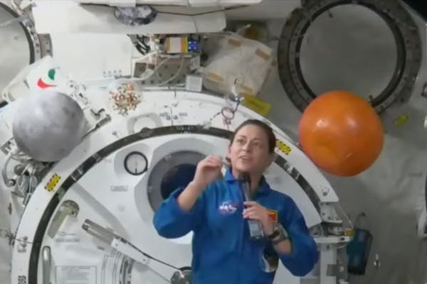 First Native American woman in space awed by Earth