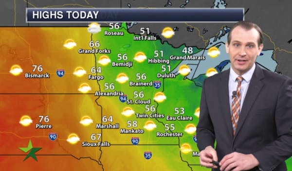 Morning forecast: Milder and partly sunny; weekend warmup on the way