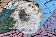At the Survivors of Sexual Violence Memorial on Boom Island, the mosaic face of a Black woman was smashed to pieces by a vandal this week. It was the 