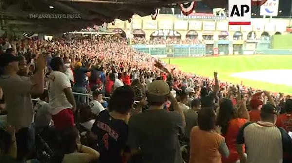 Houston and Philly fans celebrate trips to World Series