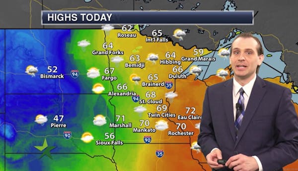 Morning forecast: Breezy and damp with falling temps