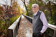 Dr. Stuart Hanson, 85, is author of “A Senior’s Guide for Living Well, and Dying Well.” He was photographed on a trail near the Parkshore Senior