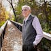 Dr. Stuart Hanson, 85, is author of “A Senior’s Guide for Living Well, and Dying Well.” He was photographed on a trail near the Parkshore Senior