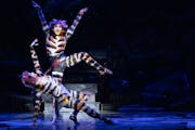 The Andrew Lloyd Webber musical “Cats” is being staged at Minneapolis’ Orpheum Theatre through Sunday.