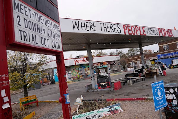 The city of Minneapolis is planning to purchase the former Speedway gas station, now known as the “People’s Way,” and redevelop it into somethin