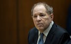 Former film producer Harvey Weinstein in court at the Clara Shortridge Foltz Criminal Justice Center in Los Angeles on Oct. 4 2022.